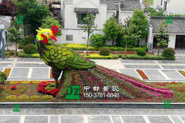 立体花坛造型